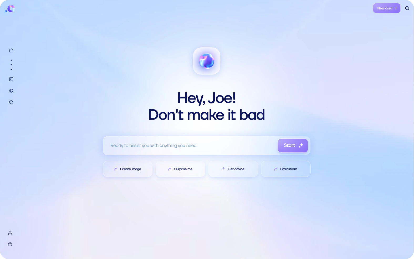Archive: pastel application landing page