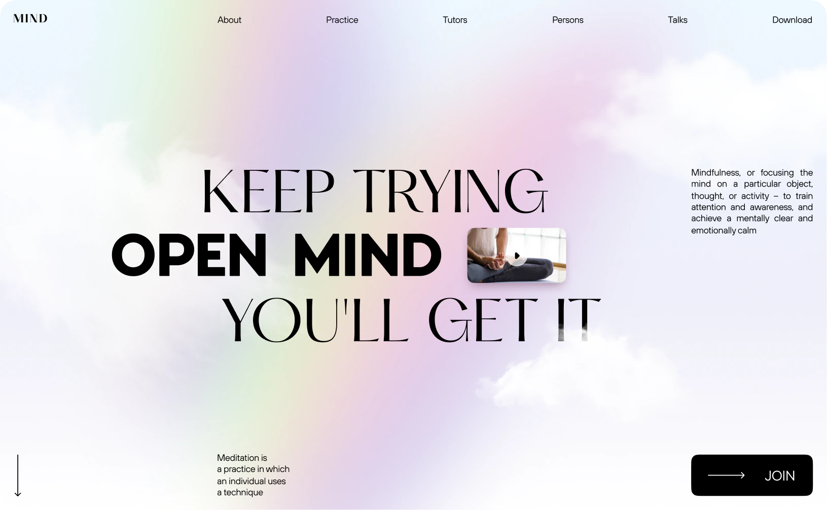 Archive: editorial typography website